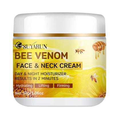 SUYARUN Bee Venom Collagen Anti-Aging Face YELLOW Cream | Firming Lifting Moisturizer | Wrinkle Reduction | 24H Hydration.