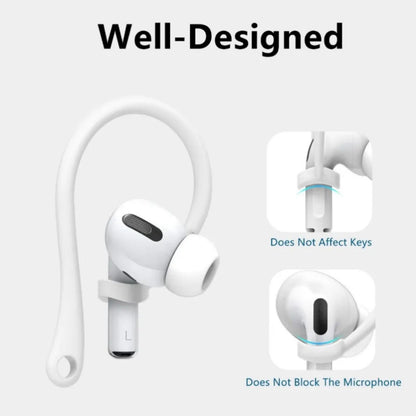 Silicone Ear Hooks For Apple Air Pods Pro2 Accessories Anti-fall Bluetooth Earphone Holder For Airpods 1 2 3 Pro Sports Earhooks