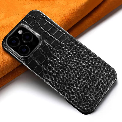for Magsafe Case for iPhone 15 16 17 18 Pro Max Air 18Pro Natural Cowhide Leather Magnetic Protector Luxury Phone Back Cover