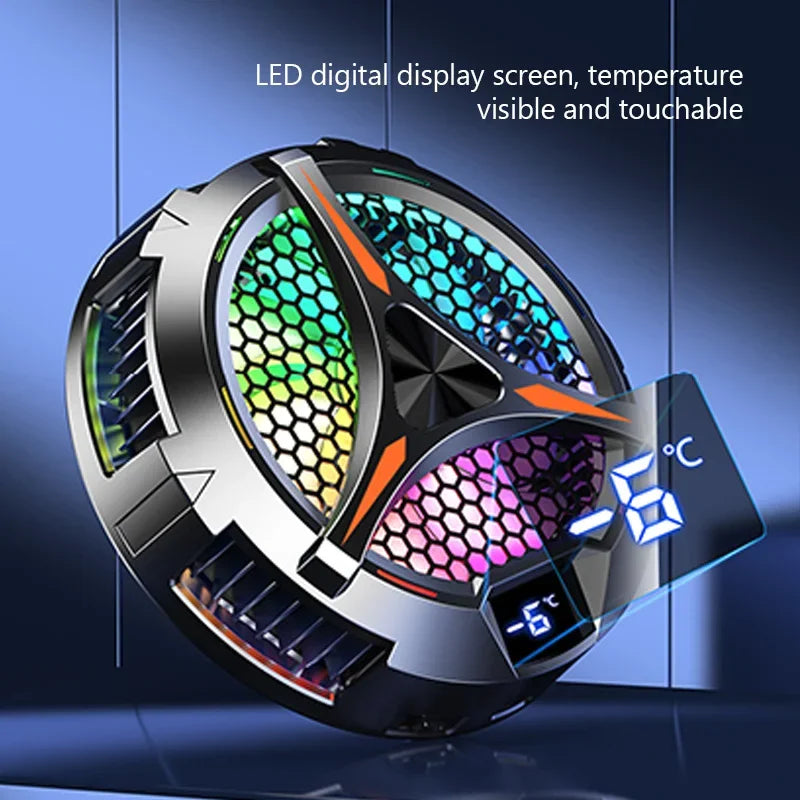 Magnetic Phone Cooling Fan with Aluminum Stand for Tablets & Phones