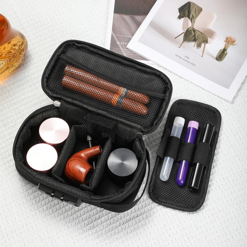 FIREDOG Smell Proof Bag Large-capacity With Lock Activated Carbon Deodorant Bag Portable Pipe Bag Convenient