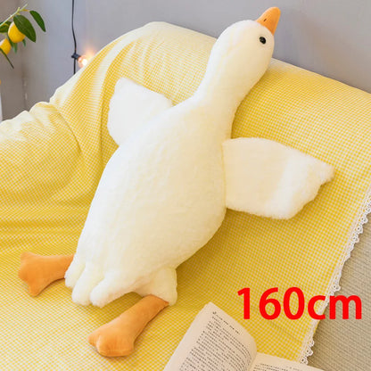 Hot 35/50/90/130CM Funny Goose Plush Stuffed Soft Duck Sleeping Pillow Sofa Cushion Kids Girlfriend Birthday Gift Toy