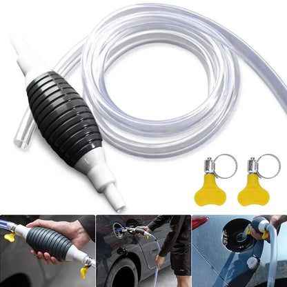 Universal Car Fuel Pump Hand Gas Oil Pump Manual Suction Pipe Pumping For Boat Liquid Petrol Tuning Fuel Gasoline Diesel Pump