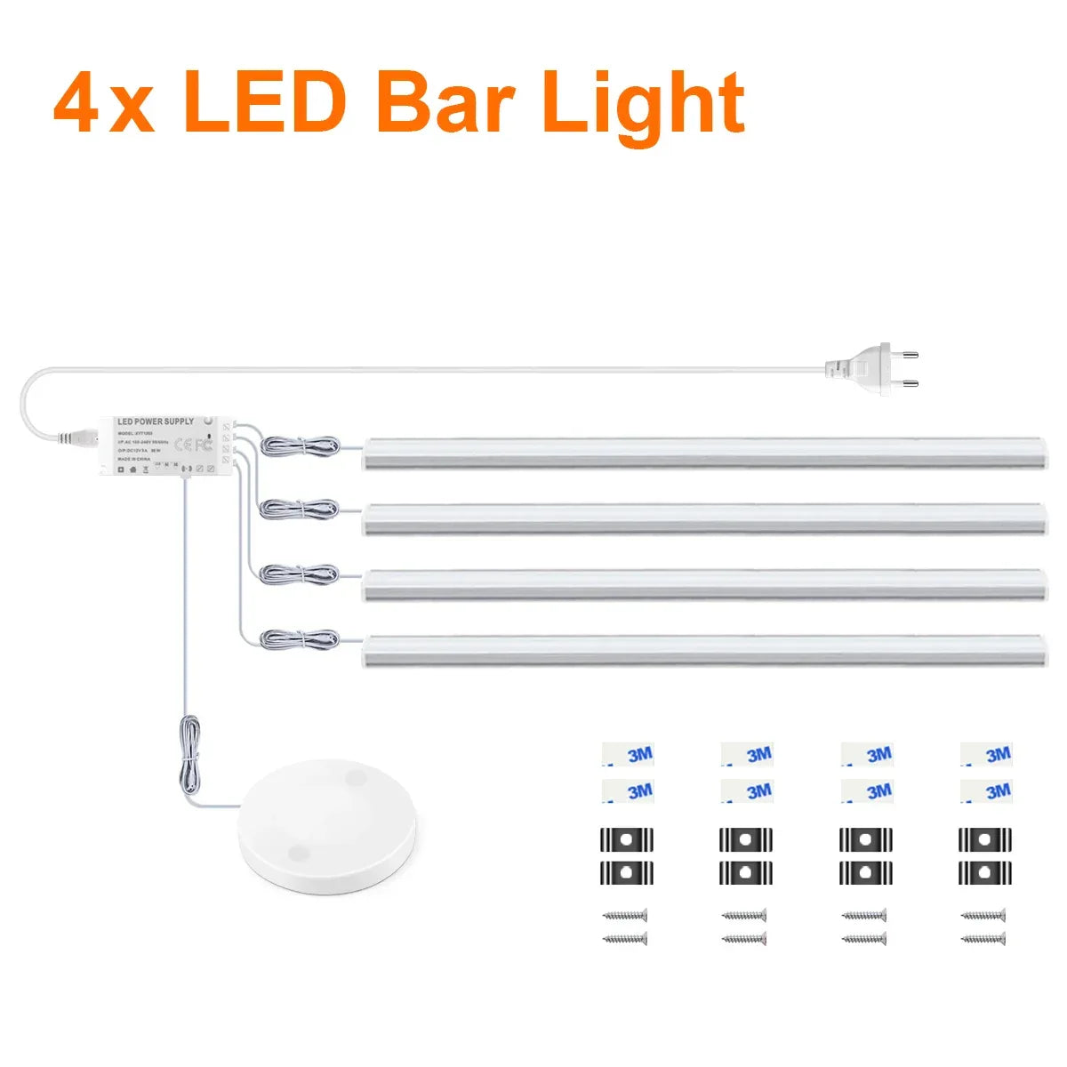 Motion Touch Sensor LED Cabinet Light Bar (Wireless Under Cabinet Lamp)