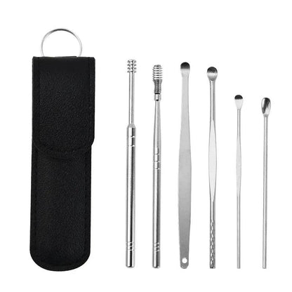 6-Piece Stainless Steel Ear Wax Removal Set