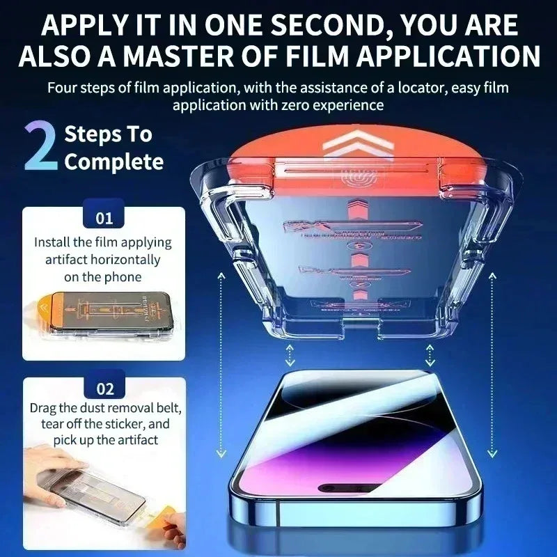 Anti-Spy Tempered Glass Screen Protector for iPhone