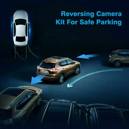 4/8/12LED  European License Plate Rearview Camera Frame Reverse Backup Camera Night Vision for Truck Car SUV, Camper Pickup