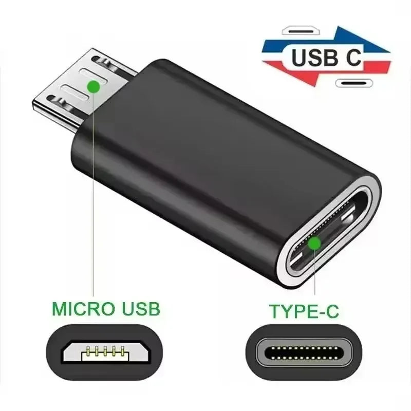 USB-C to Micro USB OTG Adapter Converter