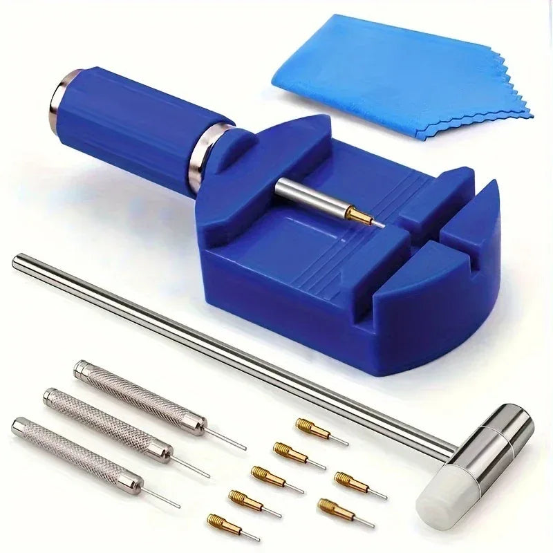 Watch Link Removal Tool Kit, Watch Band Tool Strap Chain Pin Remover Repair Tool Kit For Watch Band Strap Adjustment, Watc - Urbizia