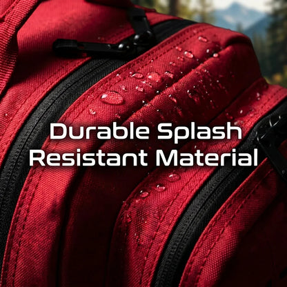 45L Tactical Backpack For Men With MOLLE Webbing System Outdoor Survival Gym Fitness Hiking Camping Backpack Dual Cup Holders Large Capacity Rucksack For Wilderness Trip Travel Daily Work Commute Outdoor Camping Activities Ge