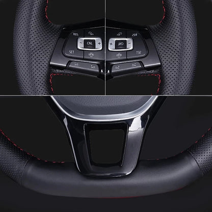 DIY Microfiber Leather Car Steering Wheel Cover For BMW M Sport F06 F10 F15 F16 F20 F21 F25 F30 F32gt F80 F82 X1 X3 x5