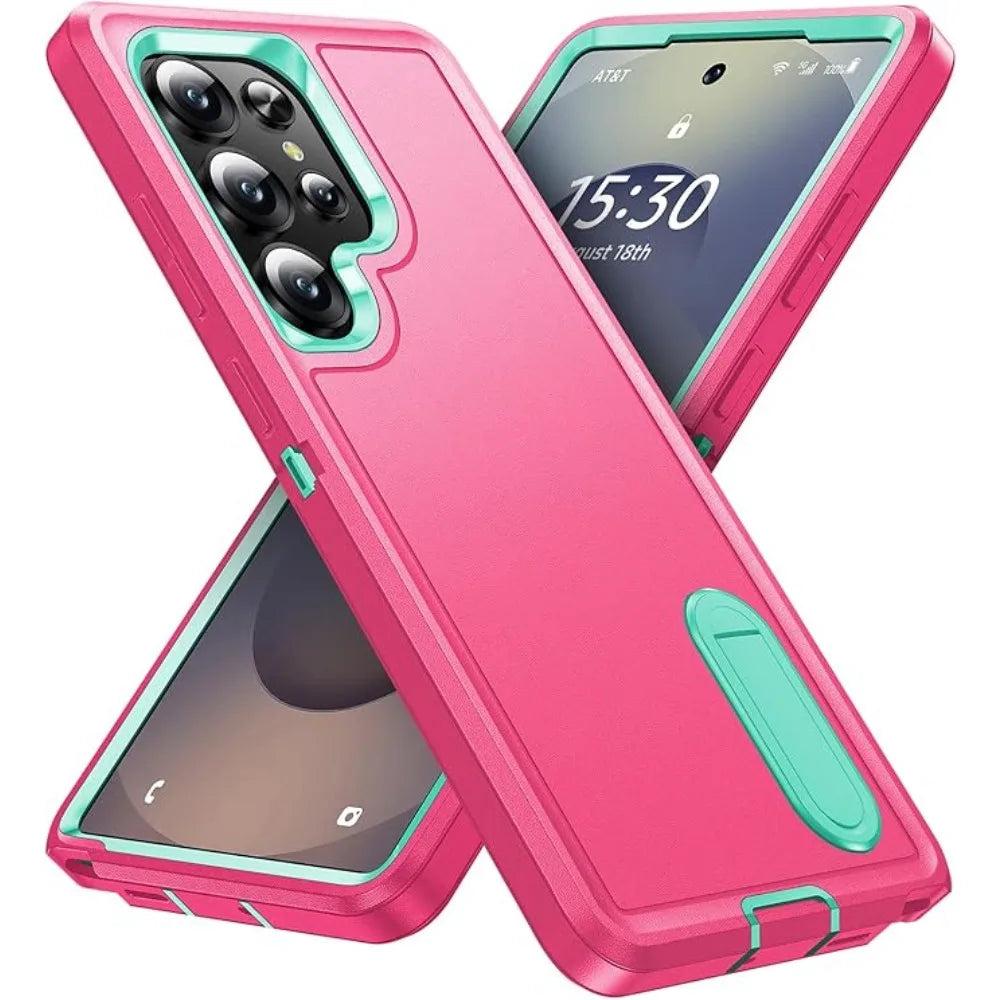 Military Grade Anti-Drop Case With Built-in Kickstand For Samsung Galaxy S26 Plus S25 S24+ S23 FE S22 Ultra Plus Protector Cover