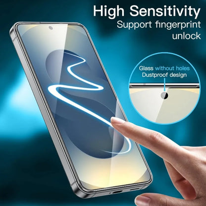 3Pcs Full Cover HD Screen Protector for Samsung Galaxy S26 S25 S24 Ultra S23 S22 S21 Plus S25 S24 S23 FE Easy Installation Glass