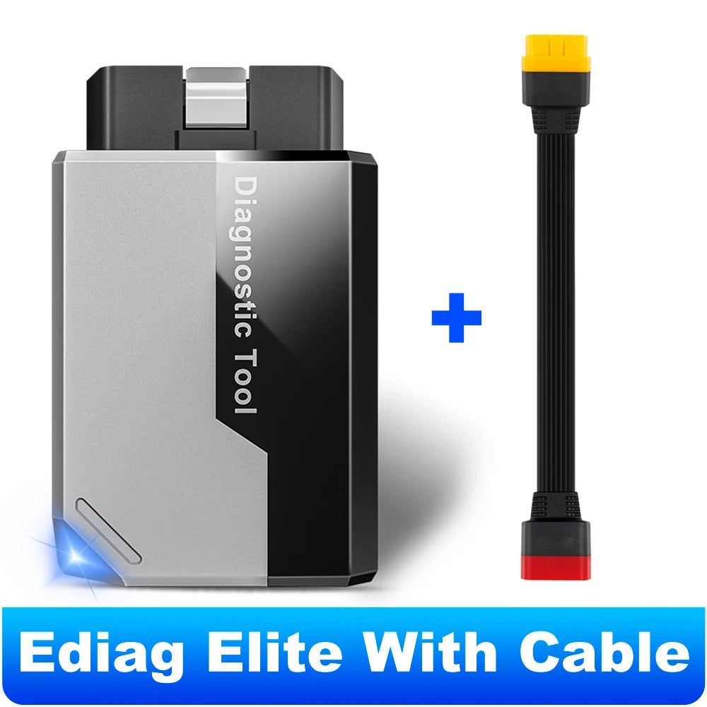 Lifetime Free Update KINGBOLEN Ediag Elite OBD2 Scanner all system auto car scanner 15 Reset Active Test CANFD FCA Autoauth