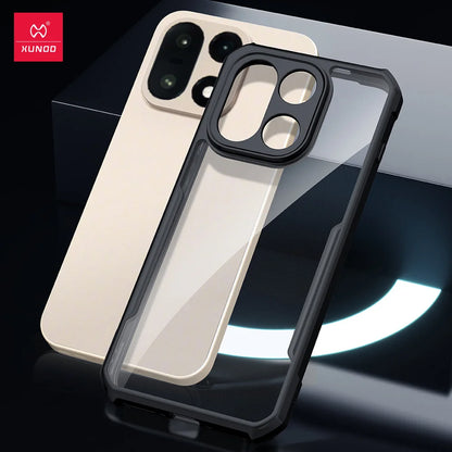 Xundd For OnePlus 15 1+ 15 Case [Shockproof Airbag Tech],Acrylic&TPU Back Transparent Cover Anti-Fingerprint&Non-Yellowing