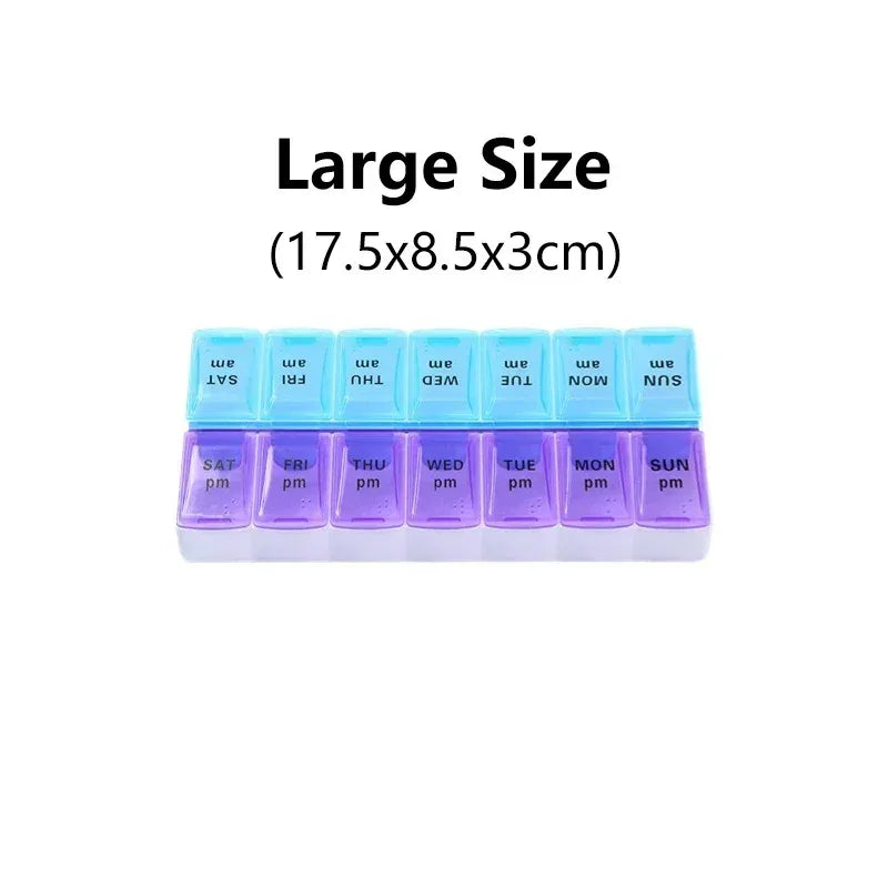 Portable 3-Compartment Medicine Pill Box – Travel-Friendly - Urbizia