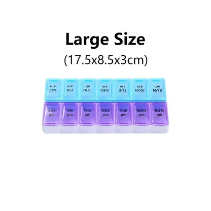 Portable 3-Compartment Medicine Pill Box – Travel-Friendly - Urbizia