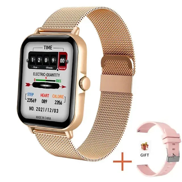 2025 2.01'' Smart Watch Bluetooth Call Play Music Smartwatch Fitness Clock Sport Waterproof Watches for Men Women iPhone Android - Urbizia