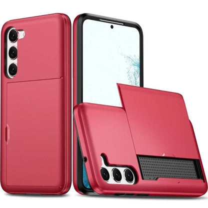 Wallet Card Holder Shockproof Case for Samsung Galaxy