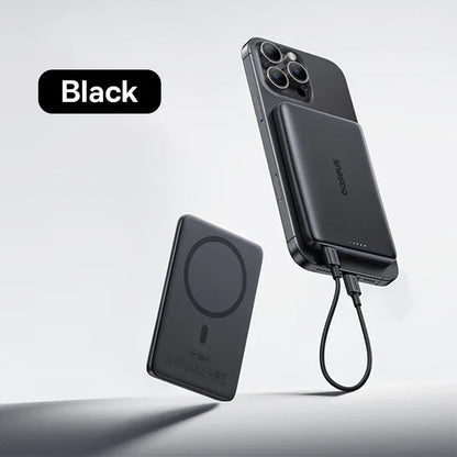 10000mAh Magnetic Power Bank 27W PD Fast Charging Slim