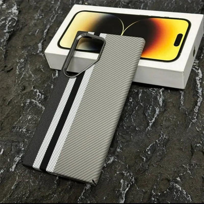 Carbon Fiber MagSafe Case with Alloy Lens Protection for Samsung Galaxy