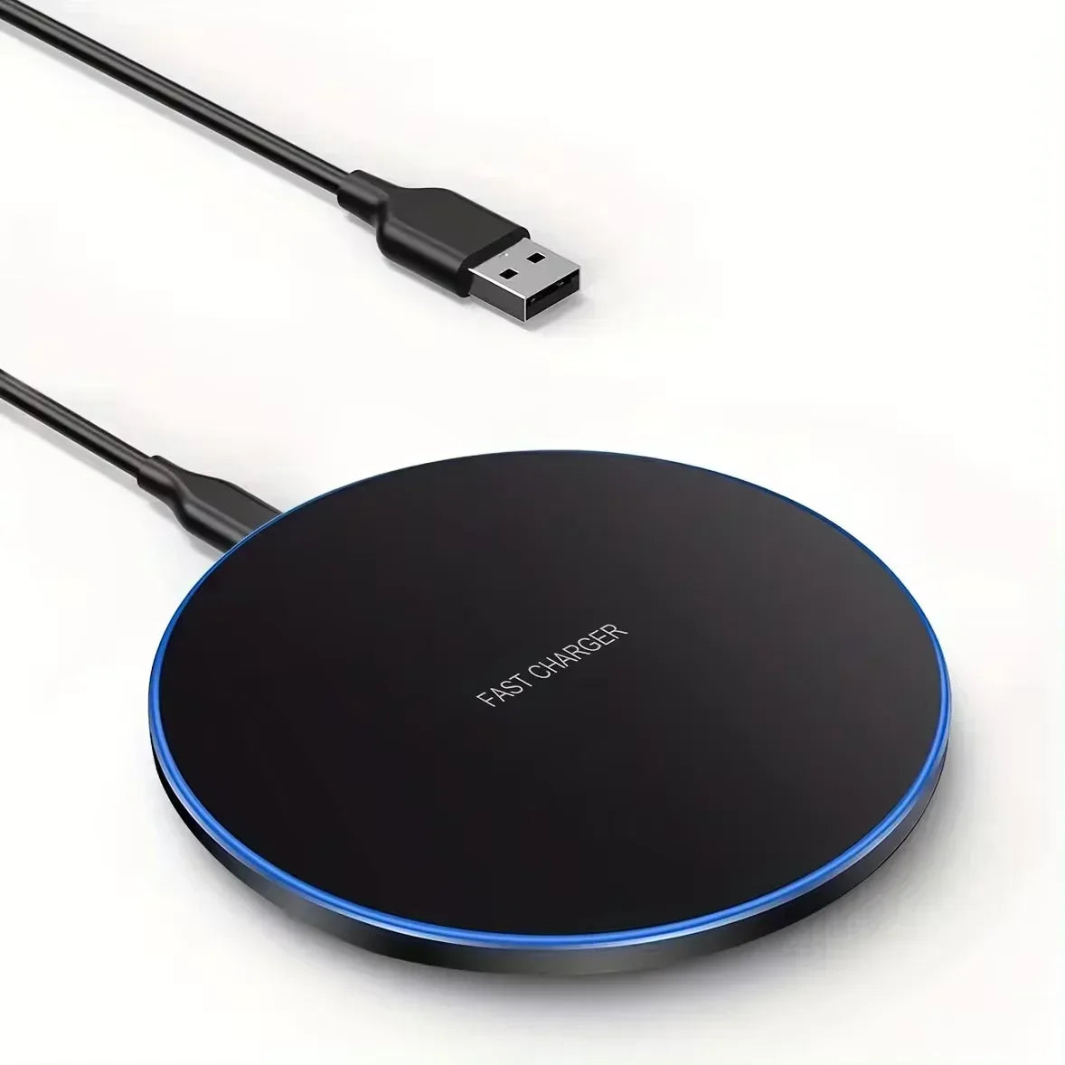 30W Desktop LED Wireless Charger Pad Phone Holder For iPhone 17 16 15 14 13 Pro Max Samsung Xiaomi Induction Fast Charging Stand - Urbizia