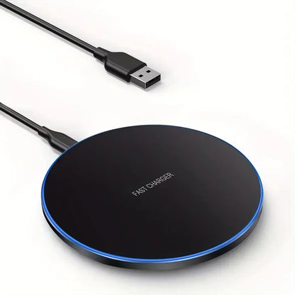30W Desktop LED Wireless Charger Pad Phone Holder For iPhone 17 16 15 14 13 Pro Max Samsung Xiaomi Induction Fast Charging Stand - Urbizia
