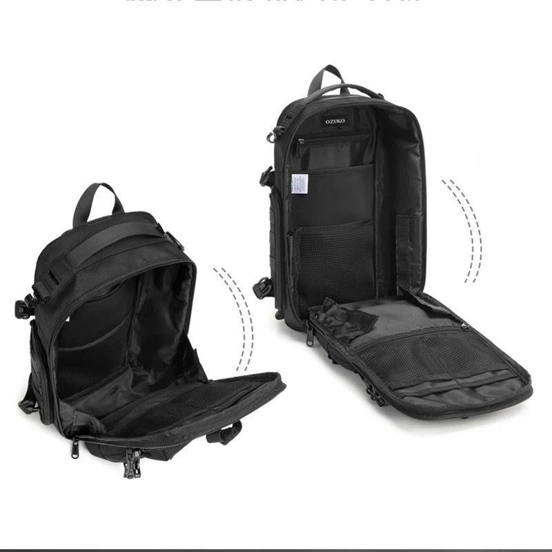 Ozuko Tactical bag Outdoor Tactical One Shoulder Crossbody Bag High Capacity Waterproof Sports Bag For Man
