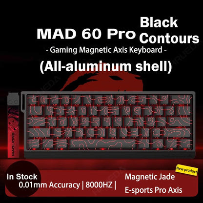 MADLIONS Mad 60he Mad60HE Mad 68HE Mechanical Keyboard Magnetic Switch Wired Hot Swap 8K Polling Rate Customized Gaming keyboard