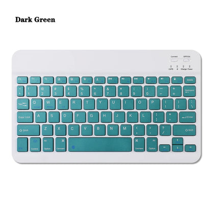 10 lnch Wireless  Bluetooth Mini Keyboard For iPad Phone Tablet Portable Bluetooth Keyboard and Mouse For Samsung Xiaomi Android