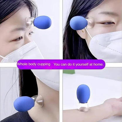Silicone Cupping Set for Face & Neck Massage Therapy