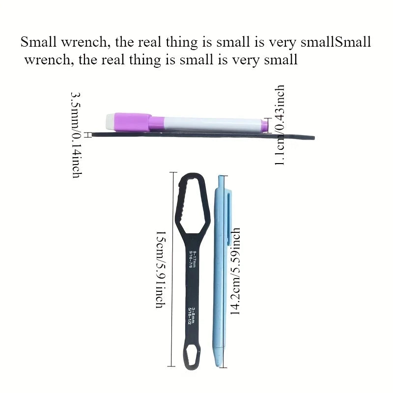 Universal Double-Ended Adjustable Wrench – 3-17mm
