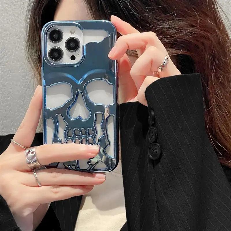 Skeleton Skull Shockproof Case for iPhone 16–11 Pro Max