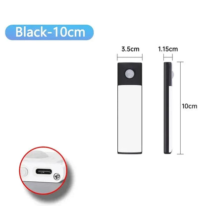 LED Cabinet Light USB Type-C Rechargeable Motion Sensor Led Lamp for Kitchen Wardrobe Cabinet Lighting 20cm/30cm/40cm/50cm/60cm - Urbizia