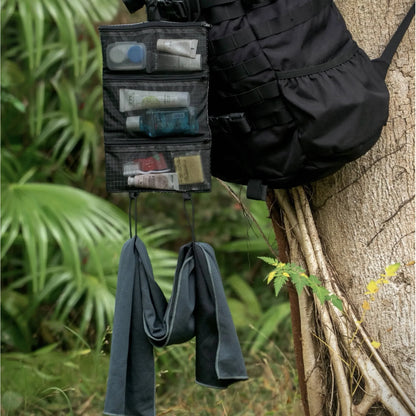 HODRGEAR Ultralight Toiletries Organizer UHMWPE Gridstop | 35g Roll-Up Mesh Pouch | YKK Zippers | Hiking & EDC Storage UL GEAR - Urbizia