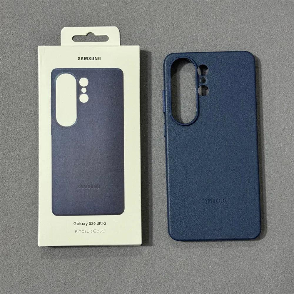 Samsung Galaxy S26 Leather Case – Full Coverage Shockproof Shell