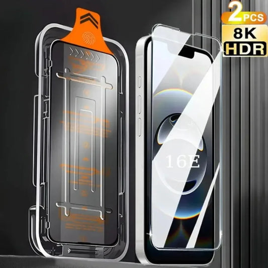 Auto Install Tempered Glass Screen Protector iPhone
