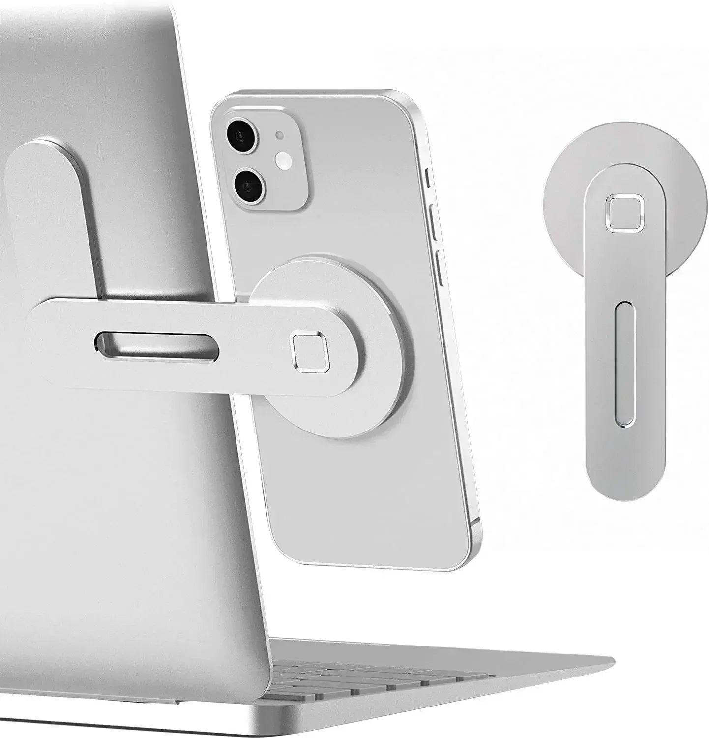 Magnetic Laptop Phone Holder – Slim & Foldable Monitor Mount - Urbizia