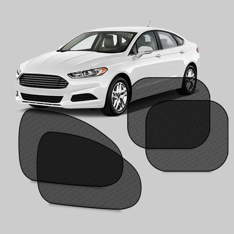 SEAMETAL Car Sun Shade Side Window Curtain Front Rear Window Sunshade Summer UV Blocking Suction Cup Car Sun Protection Curtains - Urbizia
