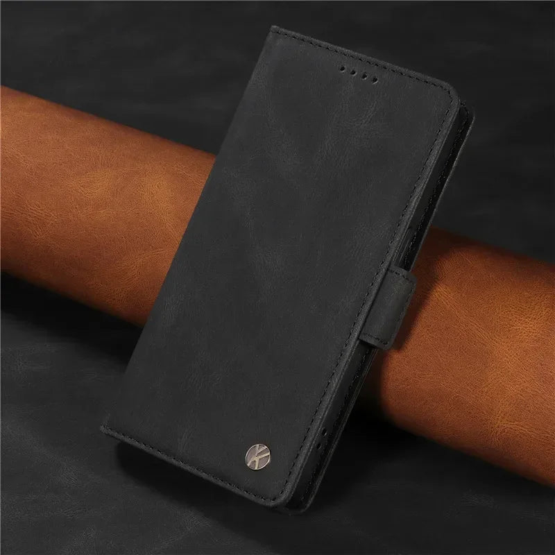 Magnetic Flip Wallet Case For Samsung Galaxy S8 S9 S10 Plus S20 S21 FE S22 S23 S24 S25 Ultra Holder Leather Stand Book Bag Cover