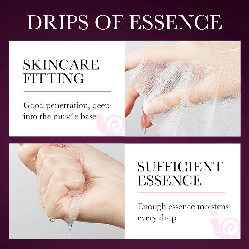 Snail Collagen Face Mask Set for Hydration & Glow (5PCS)