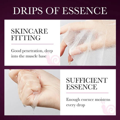 Snail Collagen Face Mask Set for Hydration & Glow (5PCS)