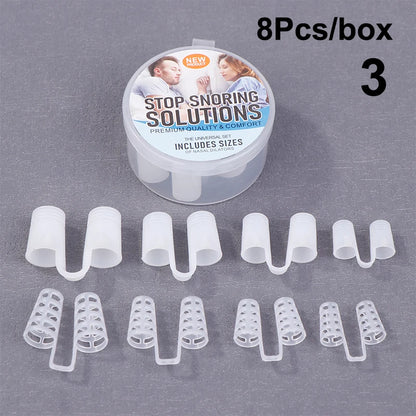 Silicone Anti-Snore Nose Clip Sleep Aid