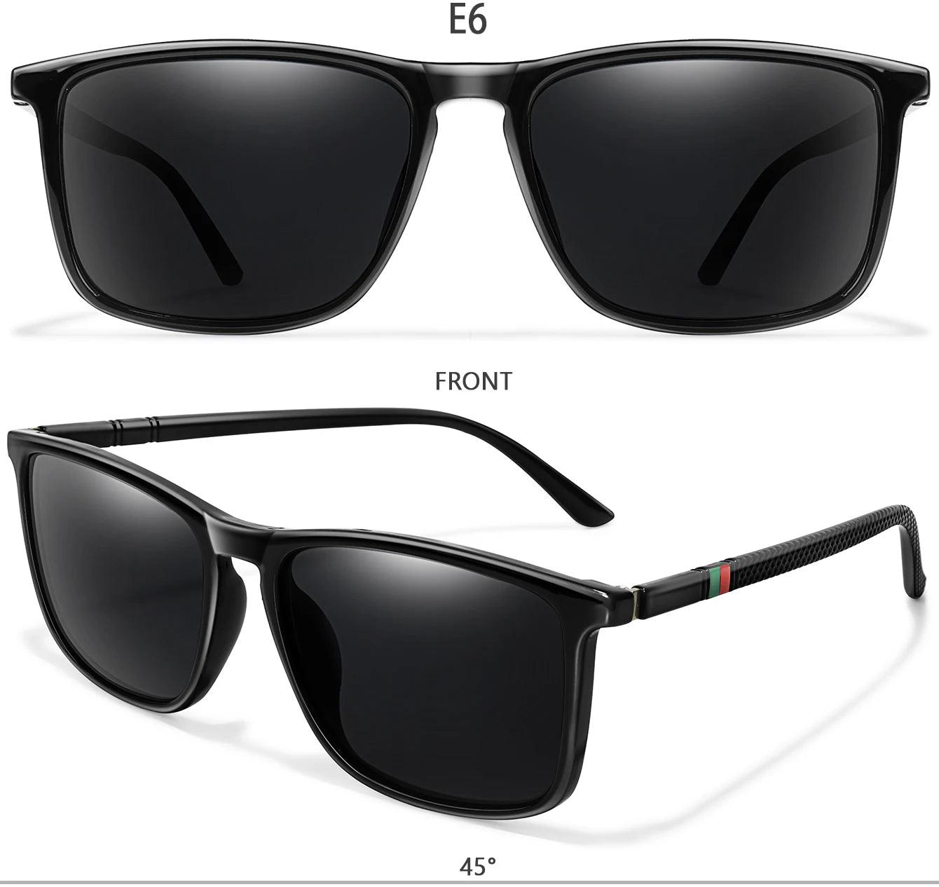 Luxury Square Polarized Cycling Sunglasses UV400