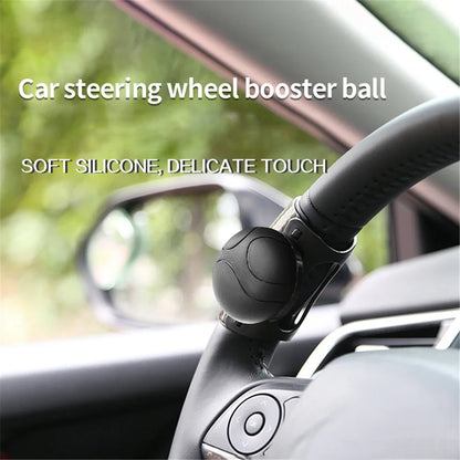 Car Steering Wheel Booster Ball Turning Spinner Knob Bearing Power Handle Rotating Universal Auto Accessories Labor Saving Kit