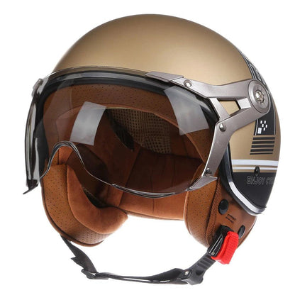 BLD Open-Face ABS Motorcycle Helmet, M–XL