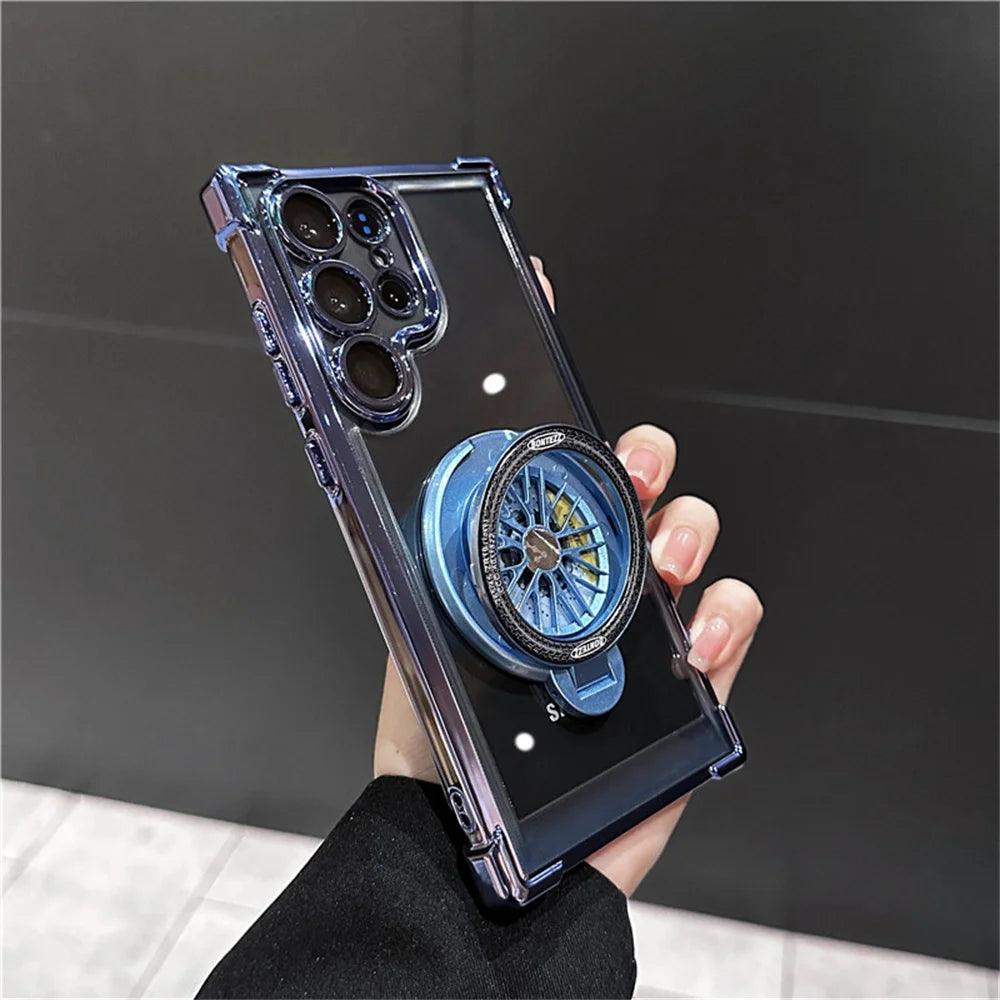 Magnetic Airbag Clear Case for Samsung Galaxy S25 Ultra