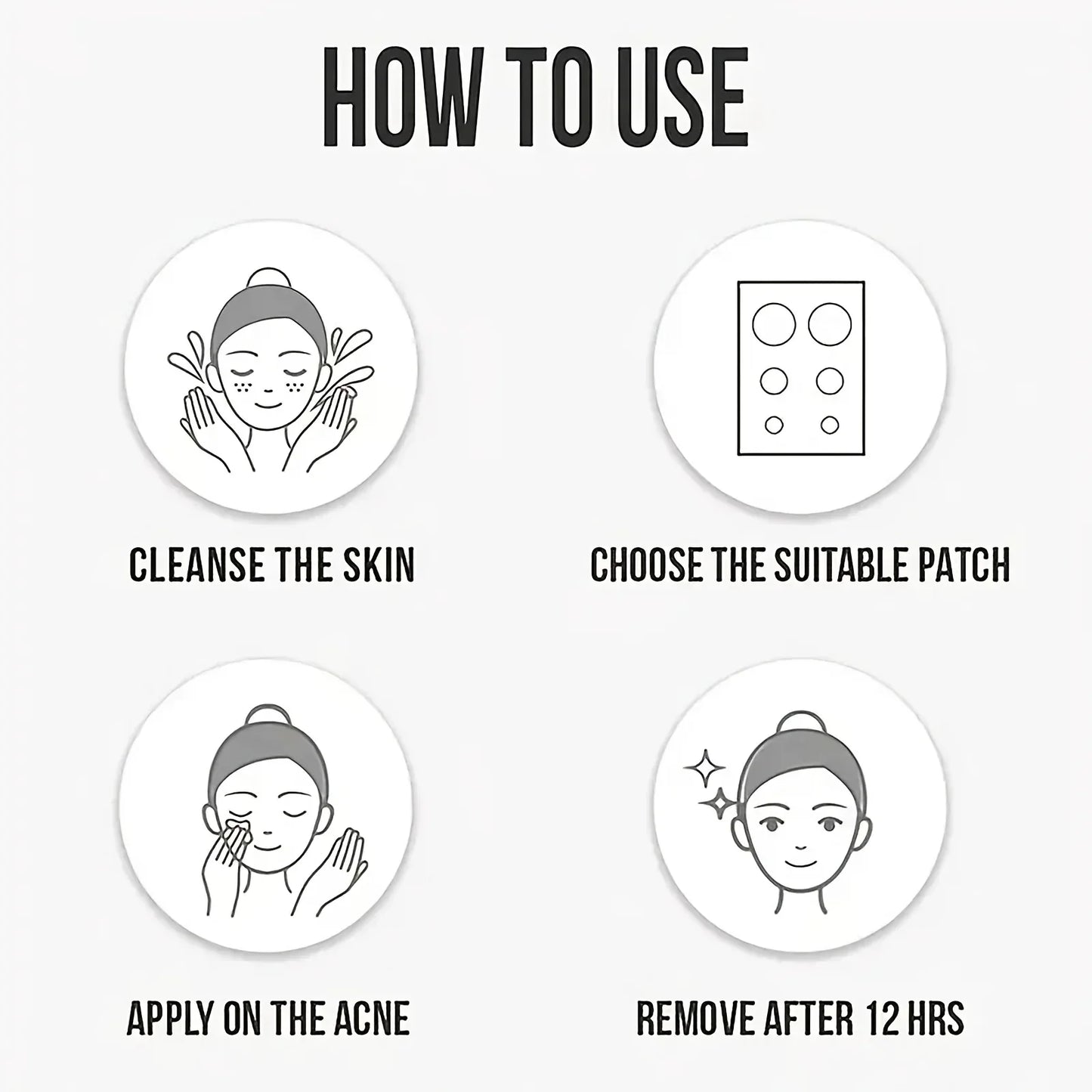 40PCS Star Acne Patches Ultra-Thin Concealer