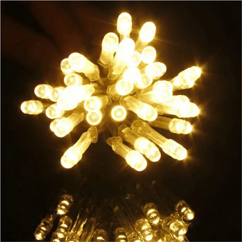 AA Battery Fairy String Lights – 10M/20M Warm White for Christmas & Party Decoration
