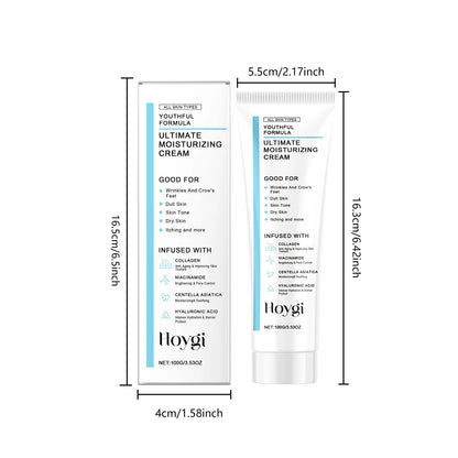 Centella Moisturizing Cream Hyaluronic Acid Daily Nourishing Cream Strengthen Barrier Rejuvenation Oil Control Brighten Skin Car